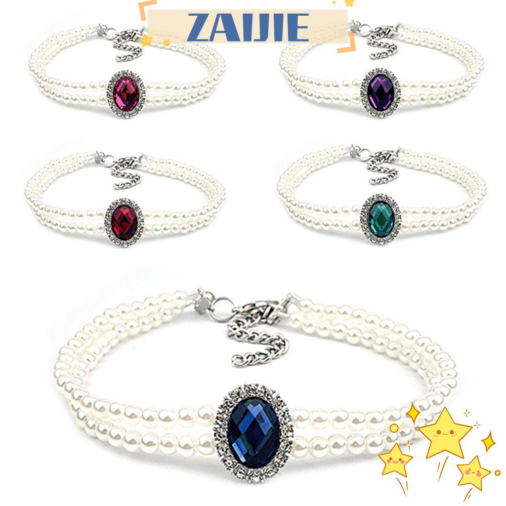 Vòng Cổ Có Chuông Điều Chỉnh Được 24 Thời Trang Dành Cho Chó Mèo Zaijie