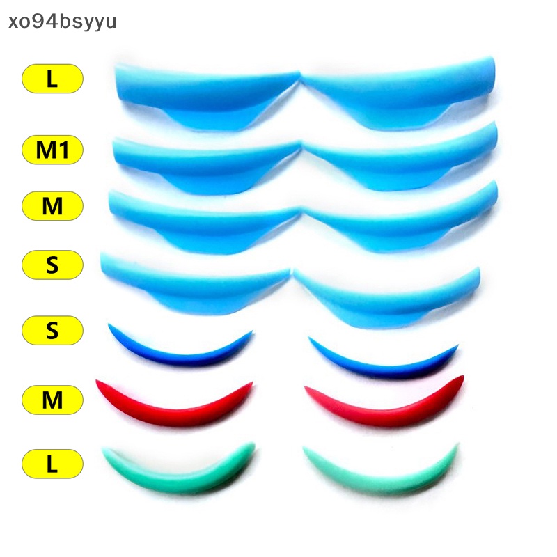 Set 3 / 4 / 7 Cặp Đệm Silicone Hỗ Trợ Uốn Cong Mi Xo94Bsyu