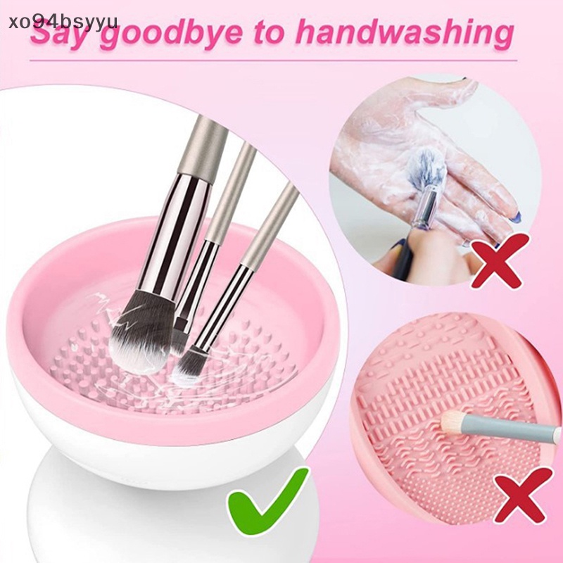 Máy Vệ Sinh Cọ Trang Điểm Xo94Bsyu Kèm Sạc USB Tiện Dụng