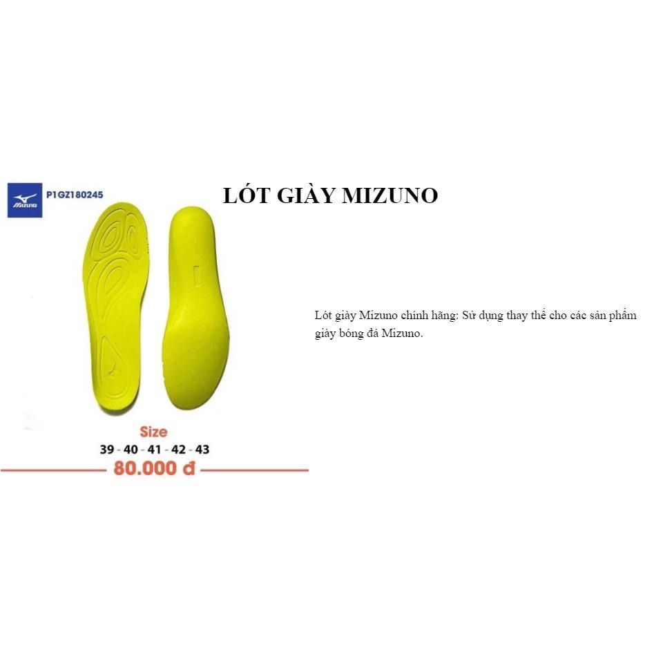 Lót giày thể thao Mizuno - P1GZ180245 - VÀNG Chính hãng êm chân khử mùi