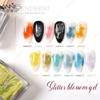 ♕ Vendeeni Watercolor Halo Dye Nail Polish Non Baking Solid Color Glitter Color Morandi Ink Smudge Liquid Gradient Marble Pattern Nail Art For Nail Shop 24 Designs FURNITURE