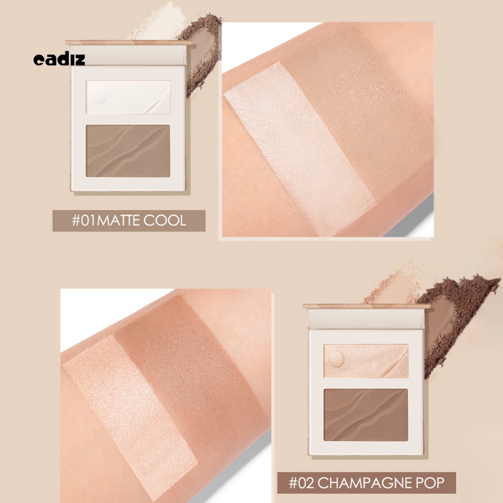 Bảng Phấn Bắt Sáng CADI Lâu Trôi Kết Cấu Mịn Màng Dành Cho Trang Điểm Mặt Tại Nhà