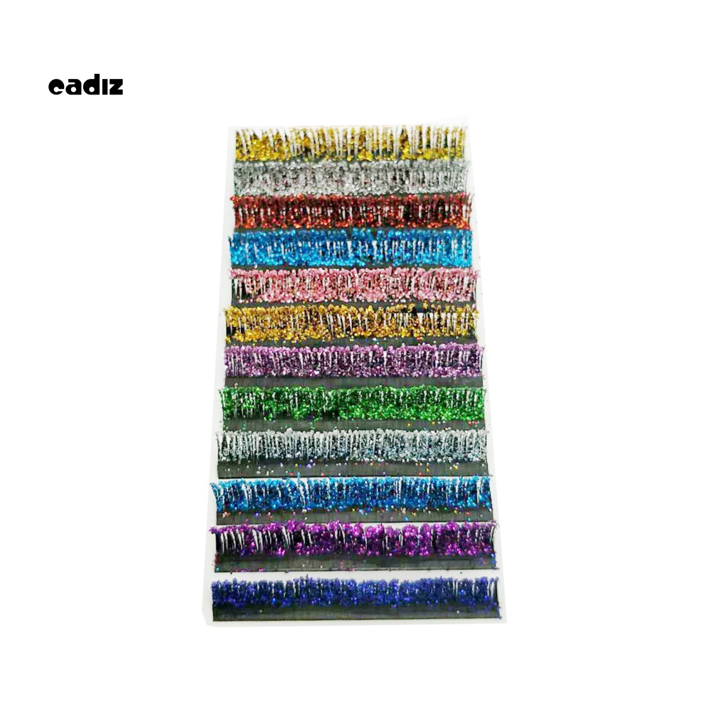 1 Bộ Lông Mi Giả Hiệu Ứng 3D Tự Nhiên Nhiều Màu Sắc Lấp Lánh