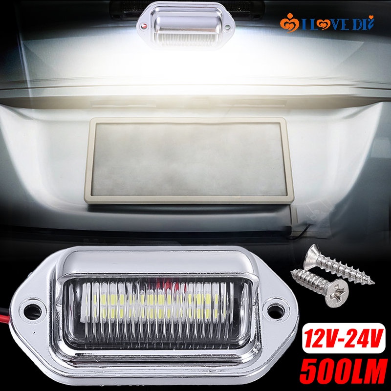 1 Đèn Led 6 Bóng Mini Siêu Sáng Chống Thấm Nước Chất Lượng Cao Cho Xe Hơi