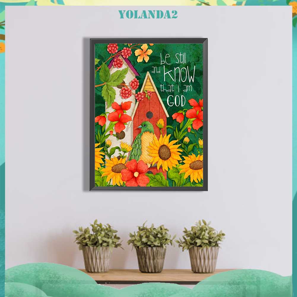 Tranh Đính Đá Kim Cương Toàn Bộ 5D DIY Hình Vẽ Thiên Nhiên