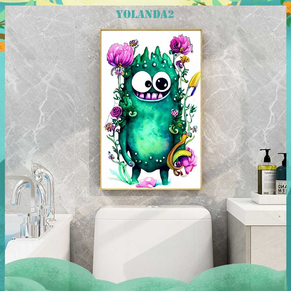 Bộ Tranh Đính Đá 5D Họa Tiết Hoạt Hình Độc Đáo DIY Dùng Trang Trí Nhà Cửa