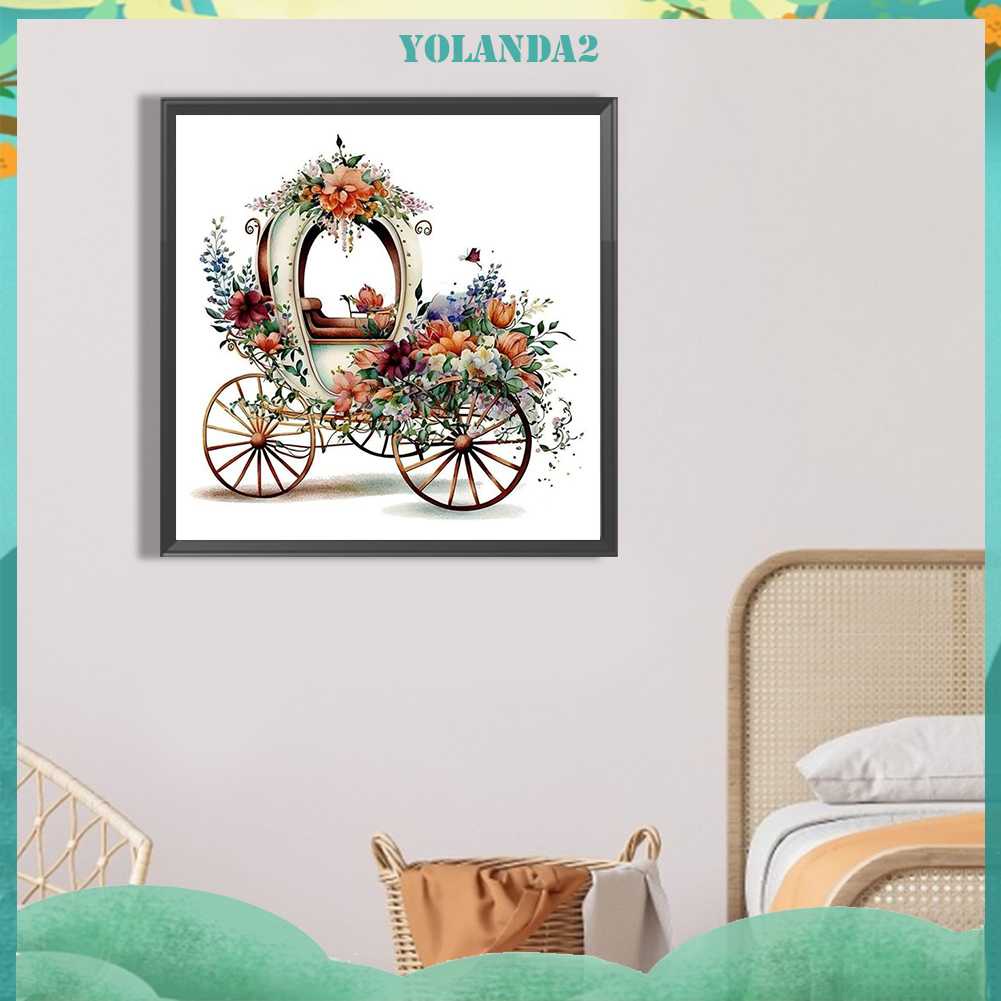 Tranh Đính Đá Kim Cương Toàn Bộ 5D DIY Hình Vẽ Phương Tiện Giao Thông