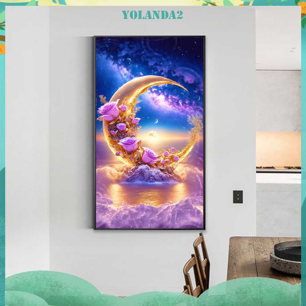 Tranh Đính Đá Kim Cương Toàn Bộ 5D DIY Hình Vẽ Phong Cảnh Trang Trí Nhà Cửa