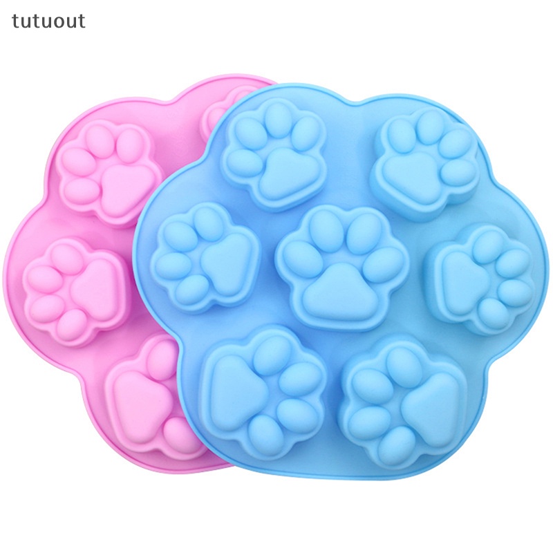 Khuôn Silicon Làm Đá / Xà Phòng Hình Bàn Chân Đáng Yêu VN