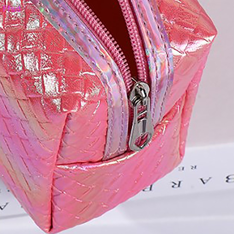 Túi Da Pu Đựng Mỹ Phẩm Màu Laser Chống Thấm Nước