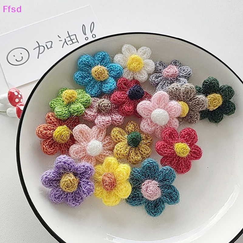 {Ffsd} Bộ 2 Ghim Cài Áo Hình Hoa Nhỏ Trái Tim Nhiều Màu Sắc Phụ Kiện Trẻ Em * Bán Chạy