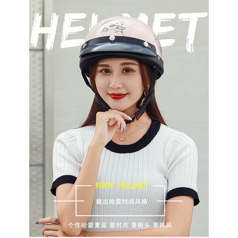 Mũ Bảo Hiểm Che Nắng Siêu Nhẹ Thời Trang Mùa Hè Dễ Thương Cho Nam Và Nữ