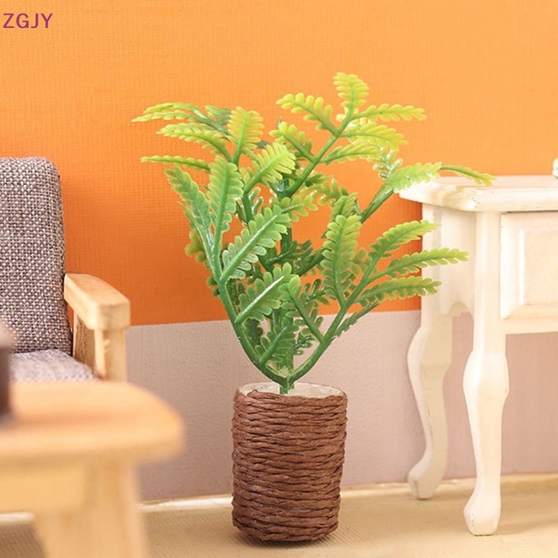 Chậu Cây Phong Tỉ Lệ 1: 12 Dùng Trang Trí Nhà Búp Bê Mới