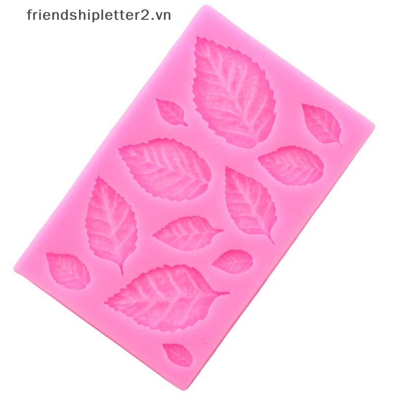 Khuôn Silicone Tạo Hình Chiếc Lá Trang Trí Bánh