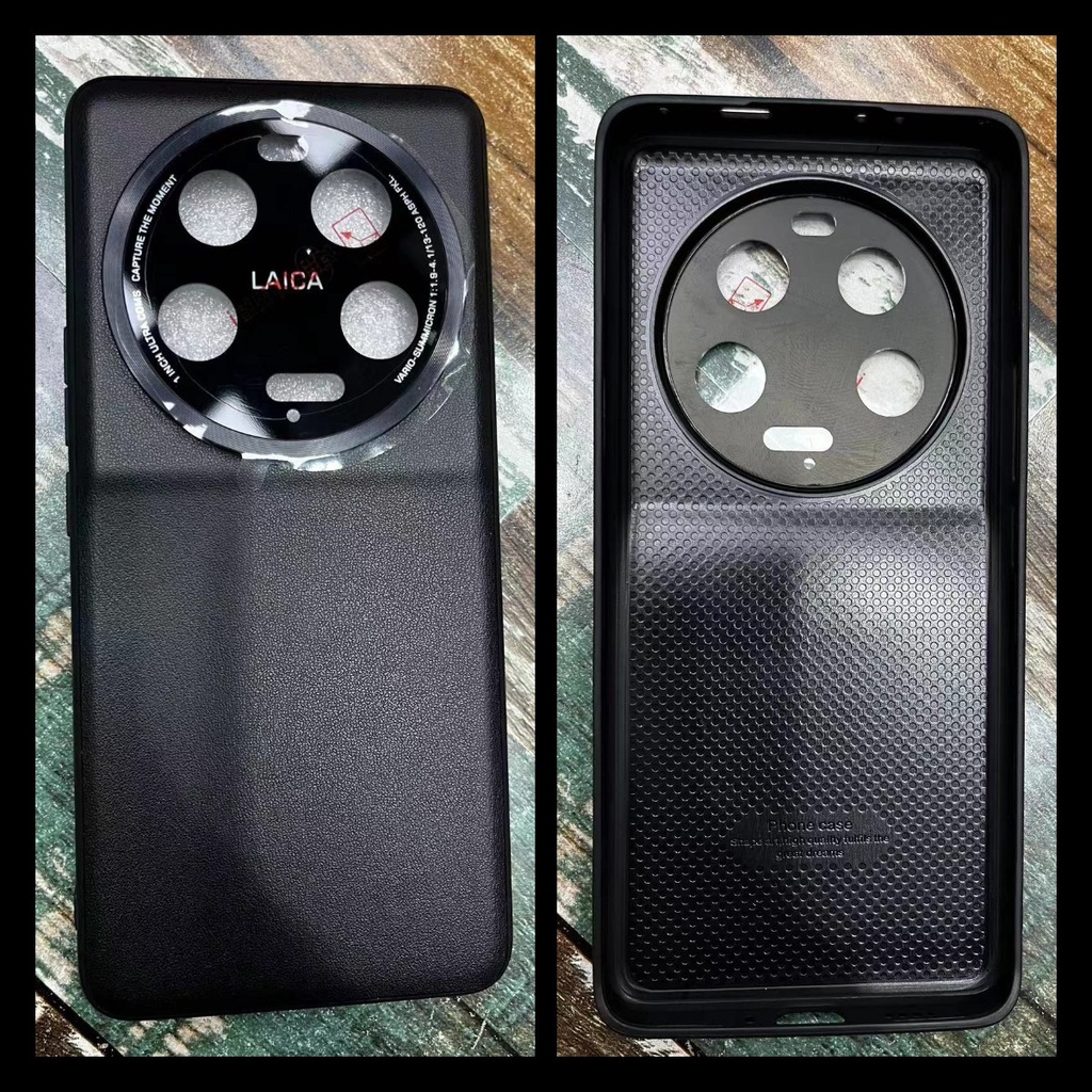 Ốp Điện Thoại Da PU Siêu Mỏng Nhẹ Bảo Vệ Camera Cho Xiaomi Mi 13 Ultra