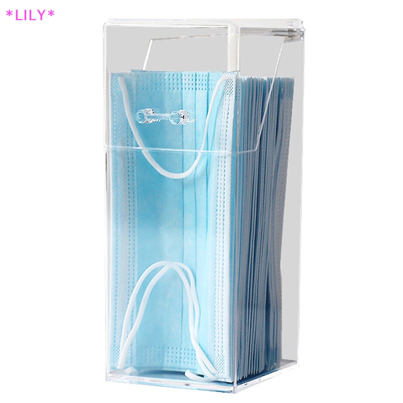 Lily mặt nạ hộp lưu trữ hộp khăn giấy ướt bé lau Hộp đựng khăn giấy chống bụi uuu