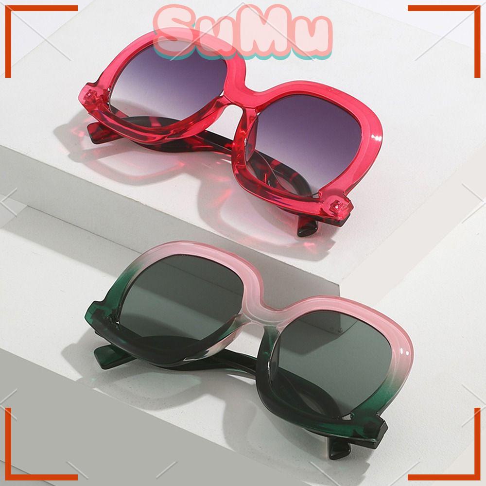 Kính Mát Gọng Oval Họa Tiết Da Báo Thời Trang Cho Nữ