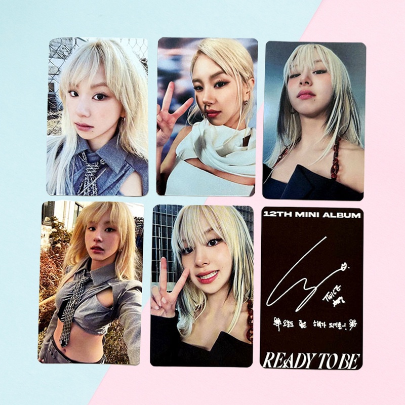 Set 5 Tấm Thẻ Ảnh Nhóm Nhạc Kpop TWICE