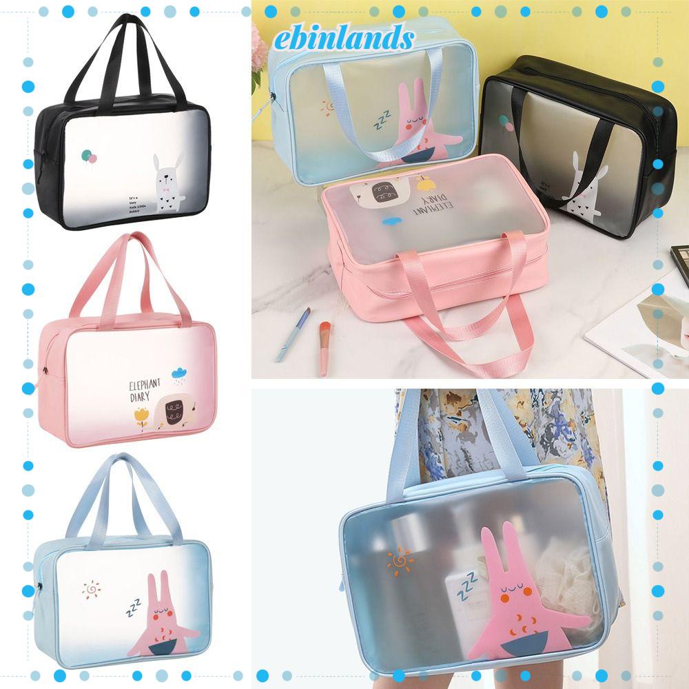 Túi Đựng Mỹ Phẩm Chống Thấm Nước Họa Tiết Hoạt Hình Phong Cách Châu Âu