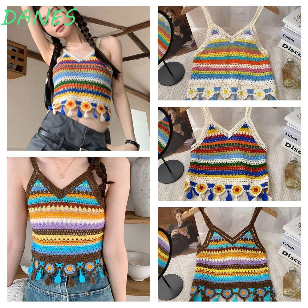 Áo Hai Dây Họa Tiết Hoa Nhiều Màu Sắc Thời Trang Cho Nữ