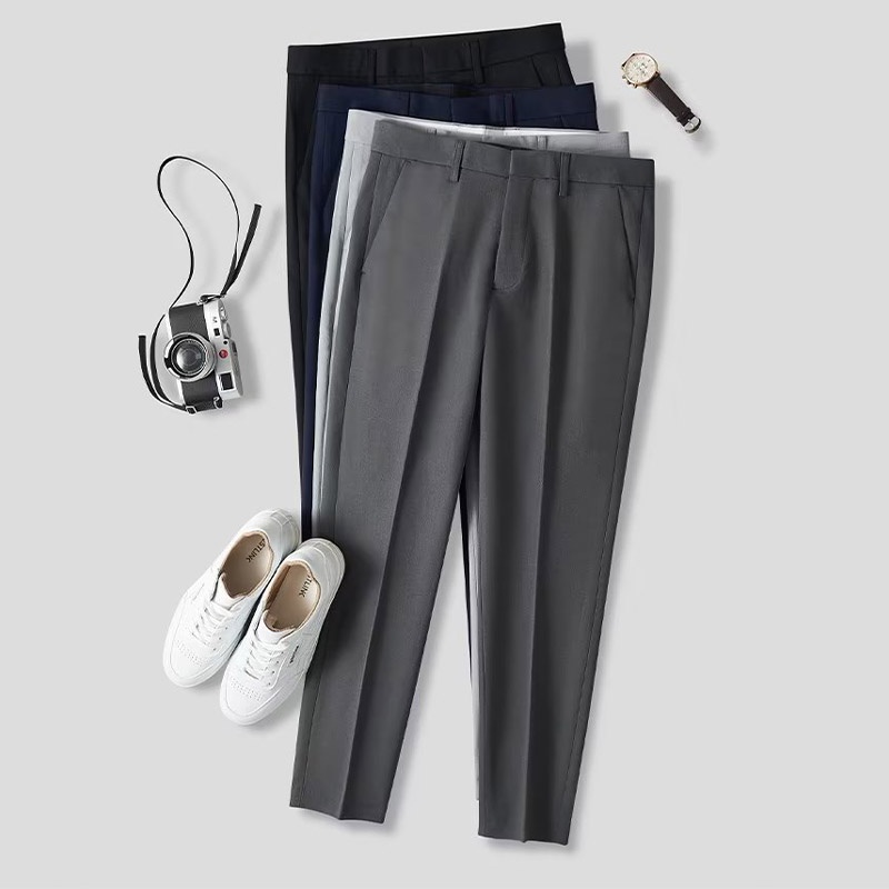 DICHUANGZHE Quần Tây Dài Dáng Ôm Thời Trang Công Sở Dành Cho Nam Giới