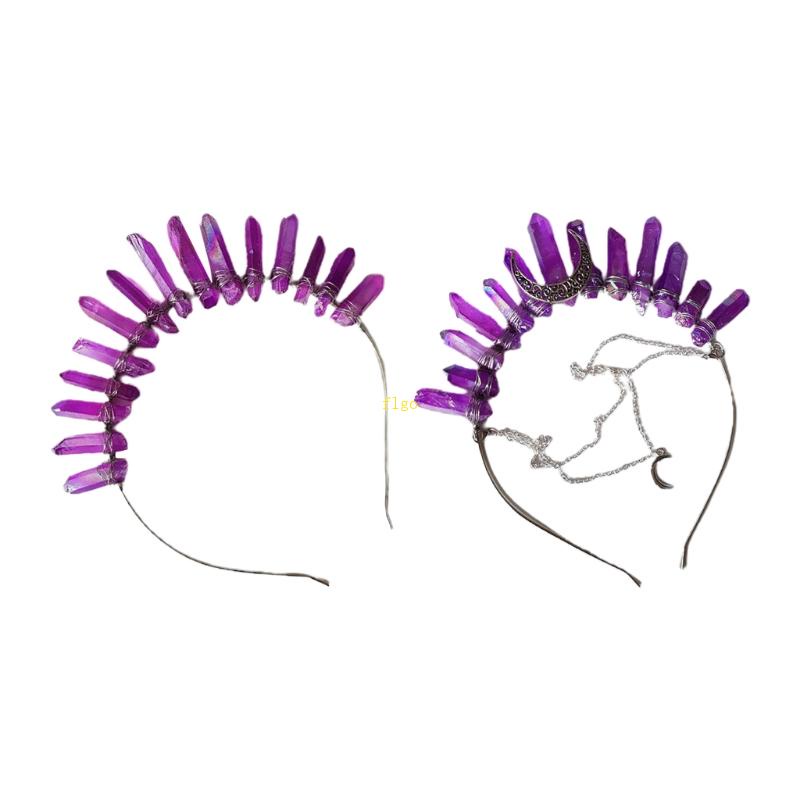 Flgo Băng Đô Handmade Bằng Hợp Kim Dùng Trang Trí Tóc Hàng Ngày