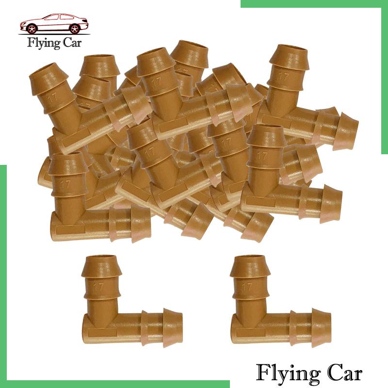 Set 2 / 100 Đầu Nối Ống Nước Nhỏ Giọt Cho Cây Trồng Sân Vườn