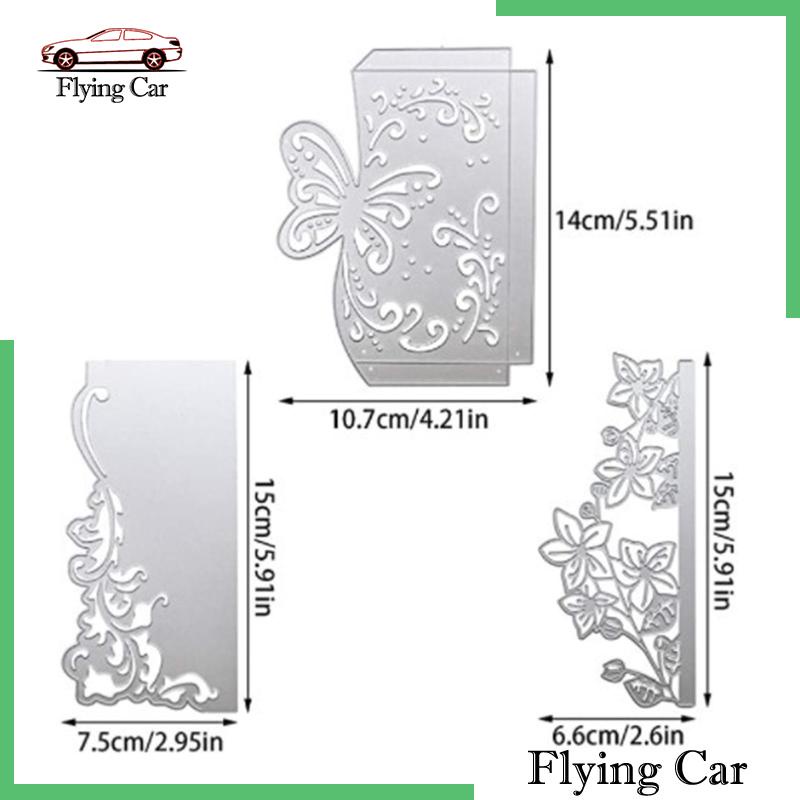 Set 3 Khuôn Cắt Giấy Dùng Để Trang Trí Tiệc Năm Mới