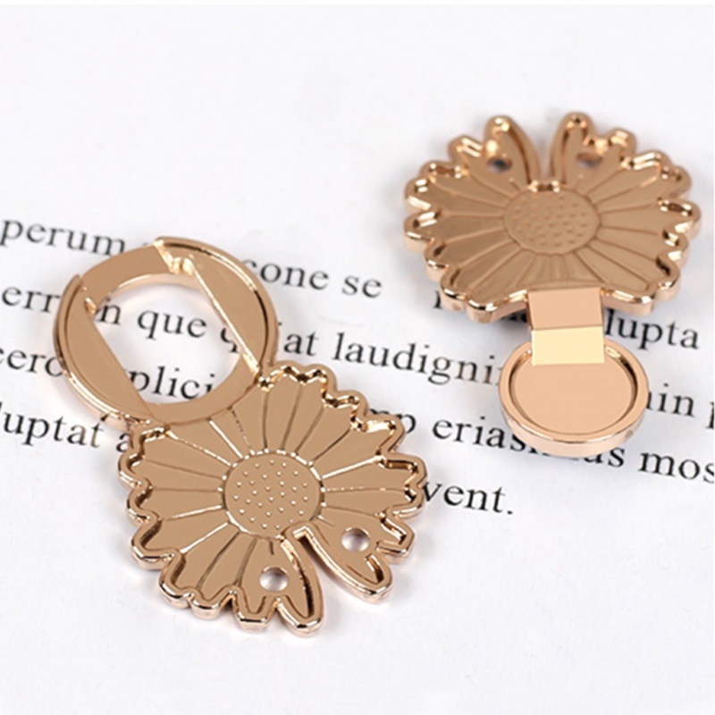Khóa Kim Loại Hình Hoa Cúc Nhỏ Tinh Xảo Có Thể Tháo Rời Dùng Để May Quần Áo