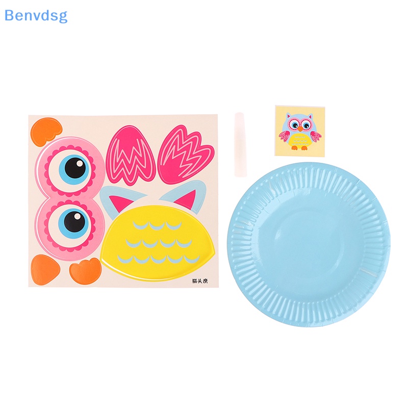 1 Bộ Miếng Dán Hoạt Hình Đầy Màu Sắc Trang Trí Thủ Công Cho Bé