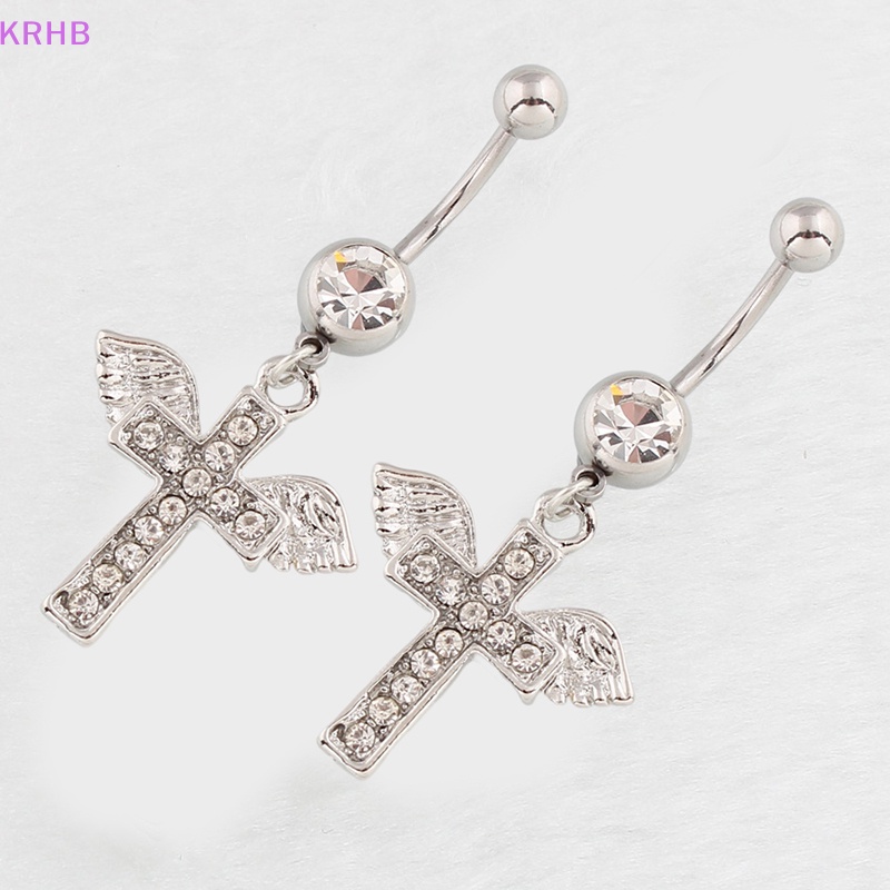 Khuyên Rốn Hình Đôi Cánh Bằng Bạc Gợi Cảm Cho Nữ Mới