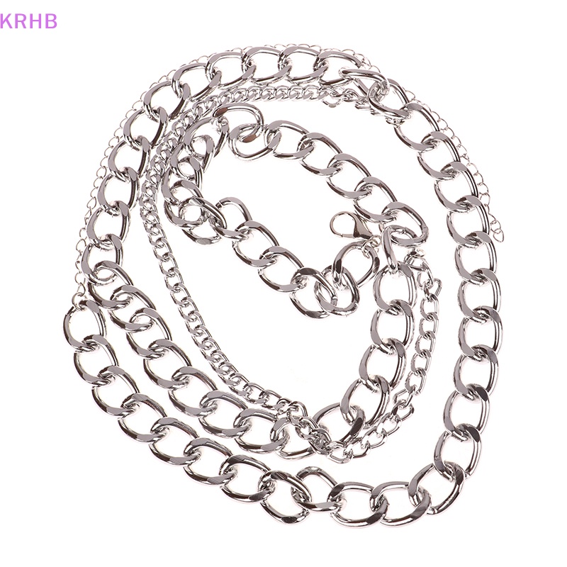 Dây Chuyền Toàn Thân Bằng Hợp Kim Mỏng Nhiều Lớp Dạng Xích Thời Trang Cho Nữ Mới