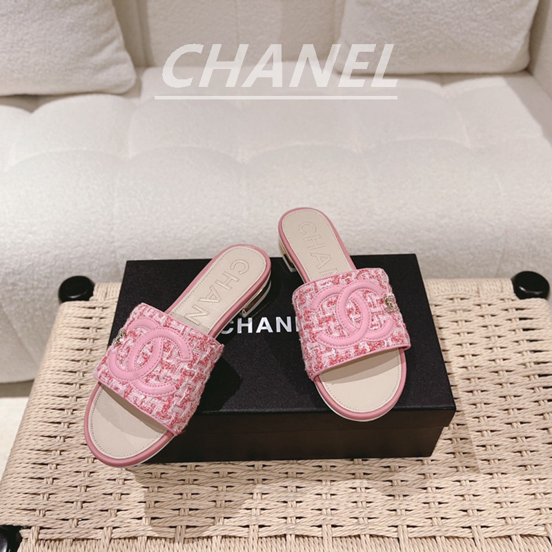 Dép Da Bò Phối Dây Xích Và Khóa Cài Thêu Họa Tiết Đính Đá Phong Cách Ý Thời Trang Quyến Rũ Cho Nữ