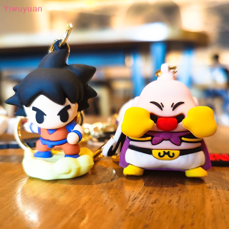 < Yiwuyuan > Móc Chìa Khóa Hình Búp Bê Anime Dragon Ball Thời Trang Dễ Thương Làm Quà Tặng Lễ Tình Nhân Mới