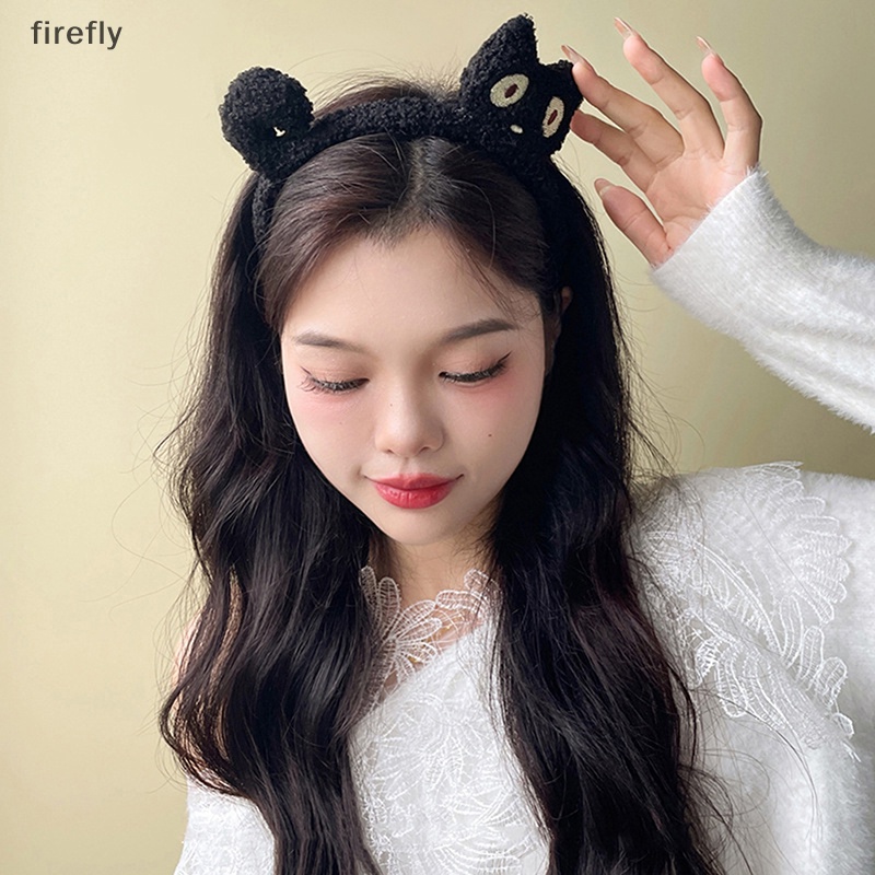 Băng Đô Cài Tóc / Trang Điểm / Rửa Mặt Họa Tiết Mèo / Thỏ Nhồi Bông Kiểu Hàn Quốc Dễ Thương Thời Trang Thu Đông 2022