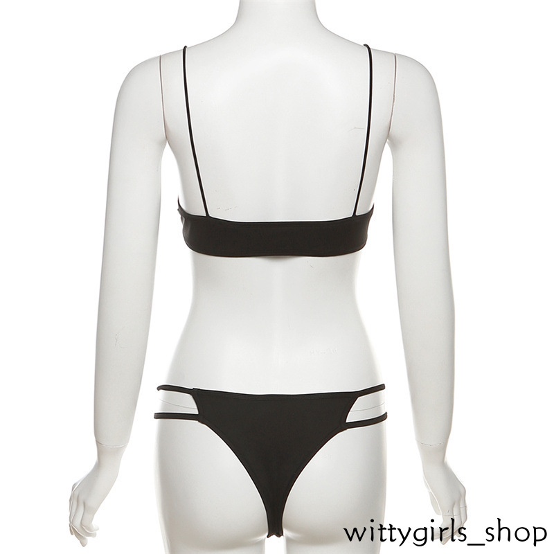 Cửa Hàng Wittygirls_ Shop | Bộ Bikini Hai Dây Thiết Kế Mới Quyến Rũ Thời Trang Mùa Hè Dành Cho Nữ