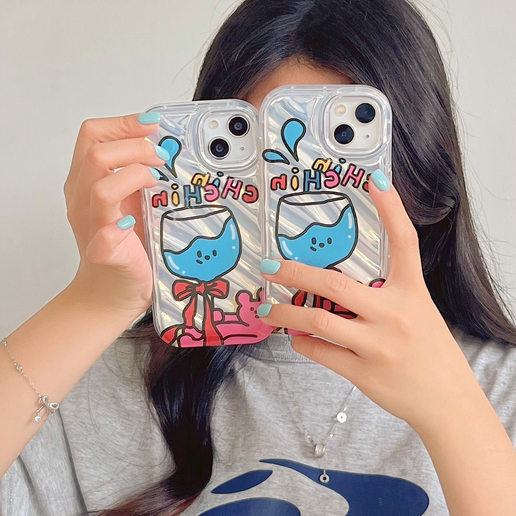 Ốp Điện Thoại TPU Mềm Chống Sốc Họa Tiết Hoạt Hình Cho iPhone 11 13 12 14 Pro Max