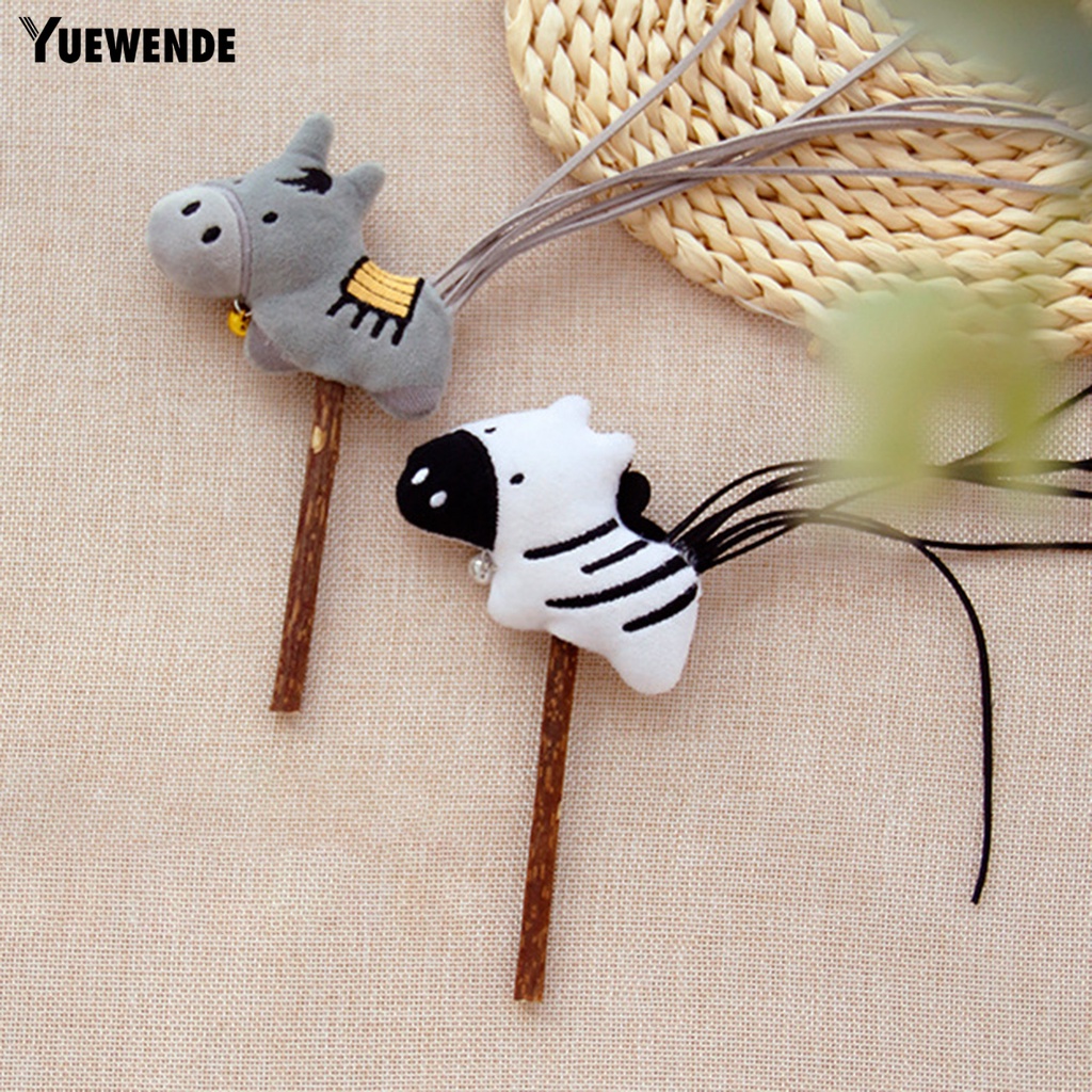 Đồ Chơi Nhồi Bông Hình Chú Lừa / Ngựa Vằn Dễ Thương Giúp Giảm Căng Thẳng Cho Mèo Cưng