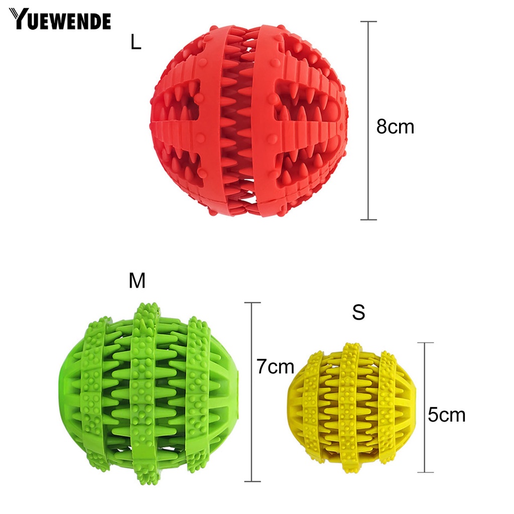 Bóng Cao Su YQ.E Cỡ Nhỏ / Vừa / Lớn Chống Cắn / Cắn Đựng Thức Ăn Cho Thú Cưng