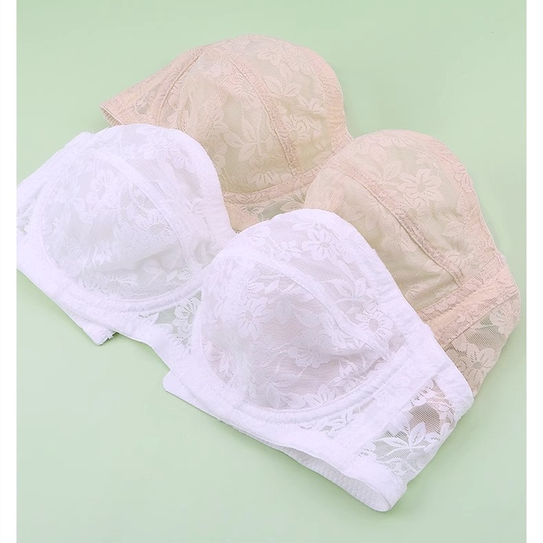 Áo lót Không Dây Siêu Mỏng Mềm Mại Chống Trượt Có Thể Tháo Rời Và Gọng Thép Vô Hình Cho Nữ