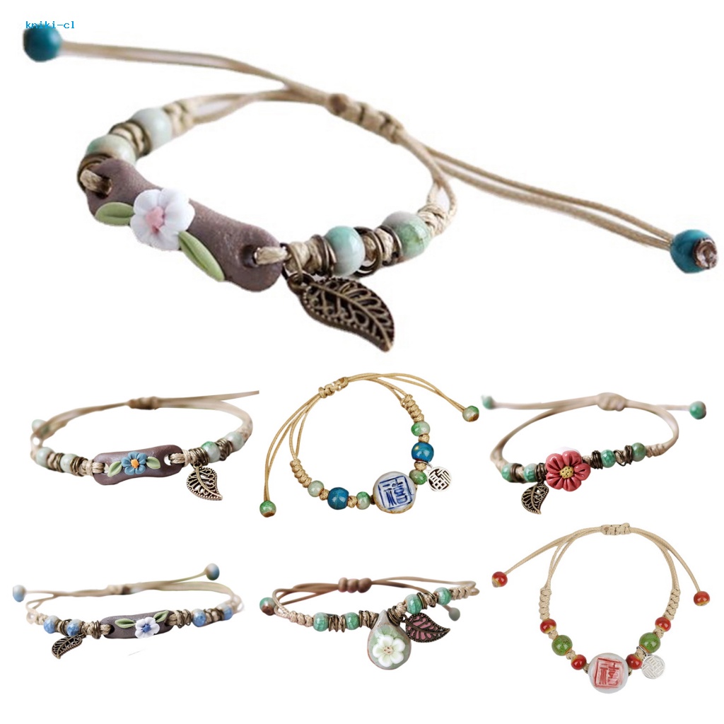 Vòng Tay Dây Thừng Chống Xé Họa Tiết Hoa Nhiều Màu Sắc Thời Trang Cho Học Sinh