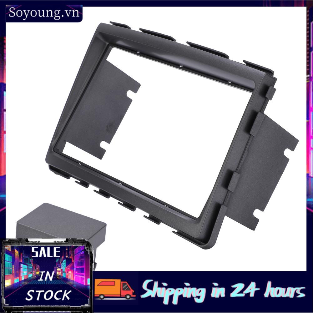 Soyoung Stereo Fascia Trim  Frame 2Din for Car Replacement SSANG YONG Rodius Turismo Stavic 2013+