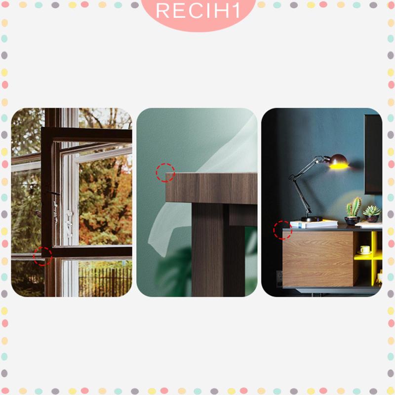 Set 6 Miếng Bọc Cạnh Bàn Nội Thất Bằng Silicon Trong Suốt Bảo Vệ An Toàn