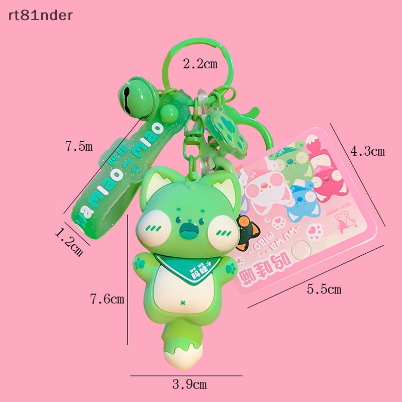 Rt Móc Khóa Búp Bê Mèo Hoạt Hình Đáng Yêu Có Thể Đeo Ba Lô n