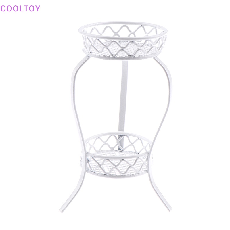 Giá Đỡ Chậu Hoa Bằng Sắt Mini Tỷ Lệ 1: 12 Độc Đáo Trang Trí Nhà Búp Bê