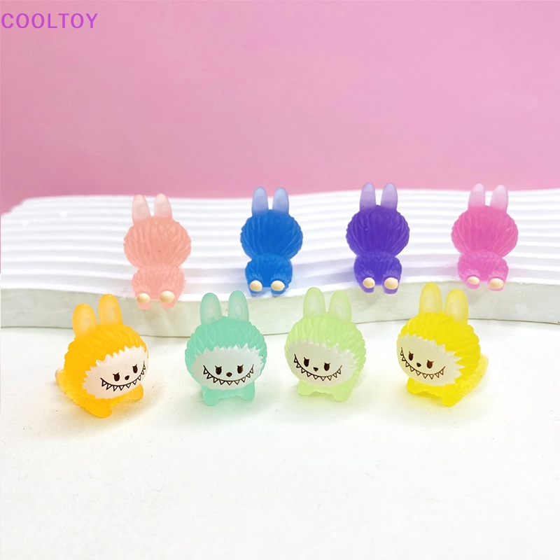 Set 2 Tượng COOLTOY Mini Phát Quang Họa Tiết Hoạt Hình Trang Trí Tiểu Cảnh