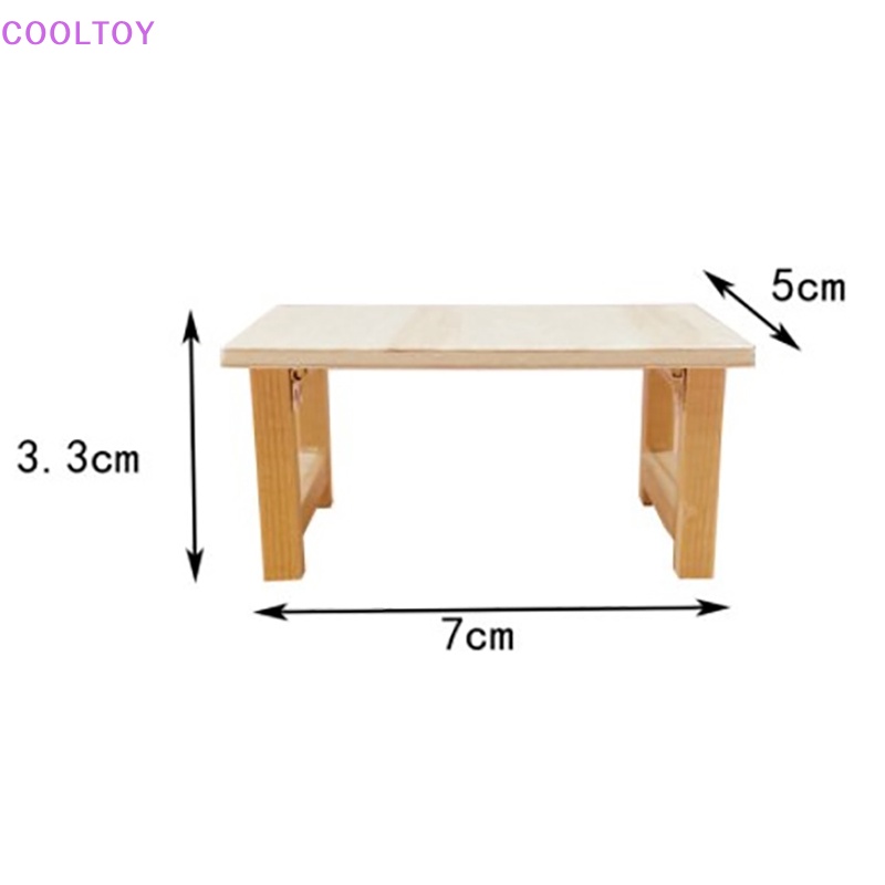 Bàn Gấp Mini Trang Trí Nhà Búp Bê Tỉ Lệ 1 / 12