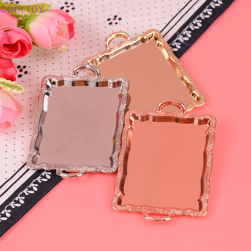 Khay Kim Loại mini 1: 12 Trang Trí Nhà Búp Bê