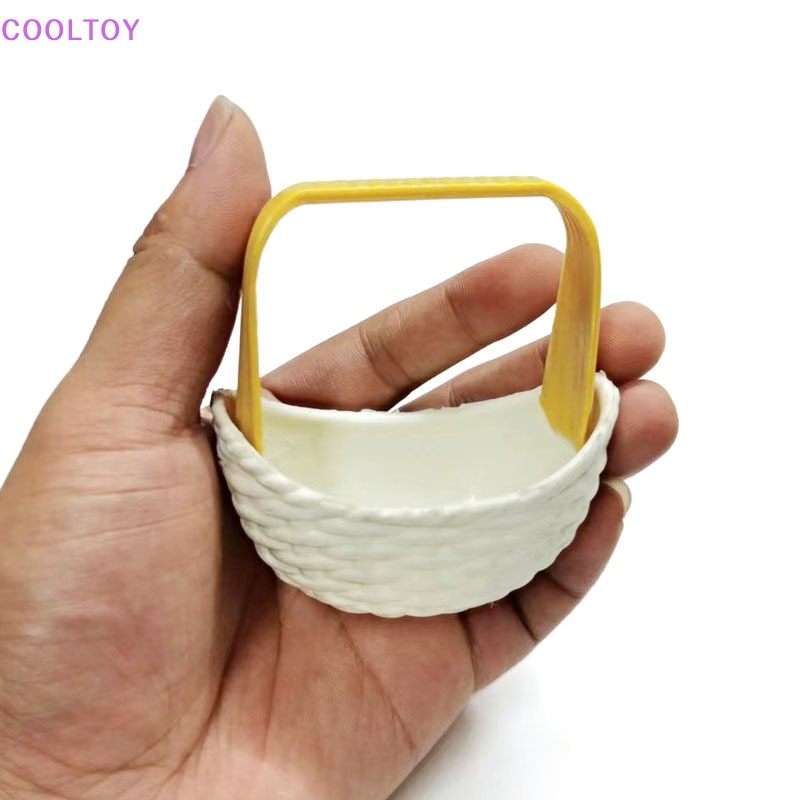 Bộ 2 Giỏ Đựng Thức Ăn Mini Tỉ Lệ 1: 6 Dùng Để Trang Trí Nhà Búp Bê