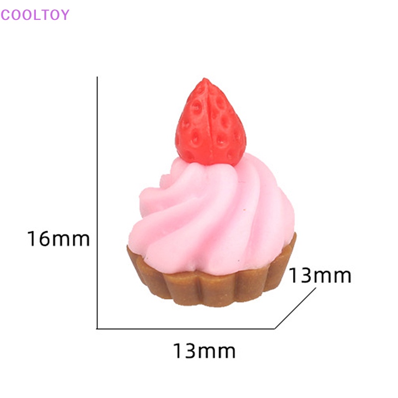 1 Mô Hình Ly Bánh Cupcake Mini Tỉ Lệ 1: 12 Trang Trí Nhà Búp Bê